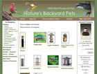 Wild Bird Feeding Online Store Web Design