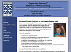 Personal Trainer Web Design